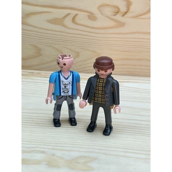 Vintage Playmobil Male Figures Set Of 2 - Picture 1 of 3